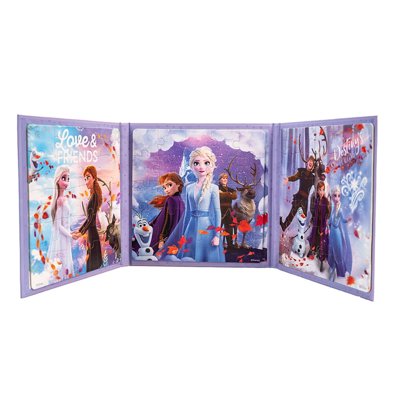 Picture of Frozen II Magnetic Tri-Fold Jigsaw Puzzle (20+25+30 Pieces)