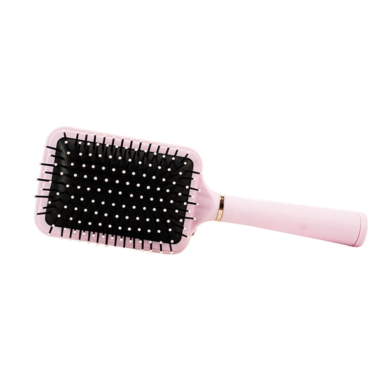 Picture of MUMUSO Bangladesh Air Cushion Hair Brush With Cleaning Scraper (Rectangular/Pink)