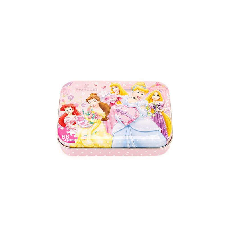 Picture of Disney Princess 66-Piece Jigsaw Puzzle in Metal Box