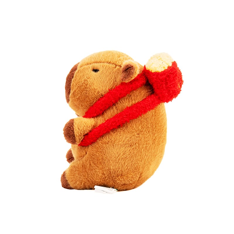 Picture of MUMUSO Bangladesh 23 cm Plush Toy (Brown Capybara with Chips Backpack)