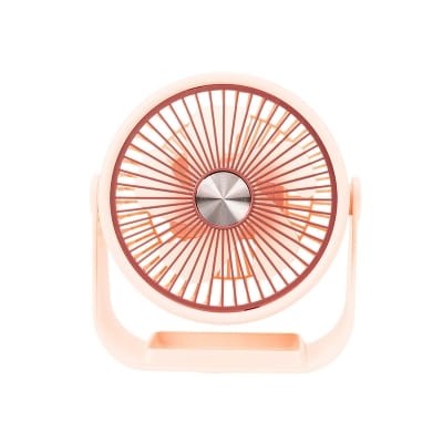 Picture of MUMUSO Bangladesh 6 Inch Rechargeable Desk Fan Pink