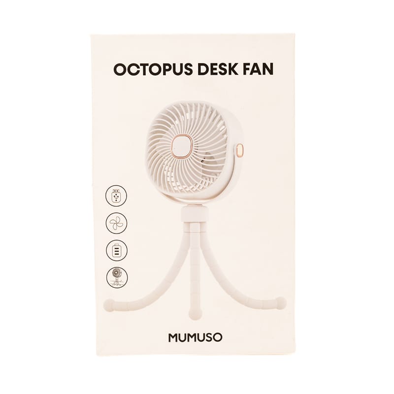 Picture of Octopus Desk Fan (USB Charging/Purple)