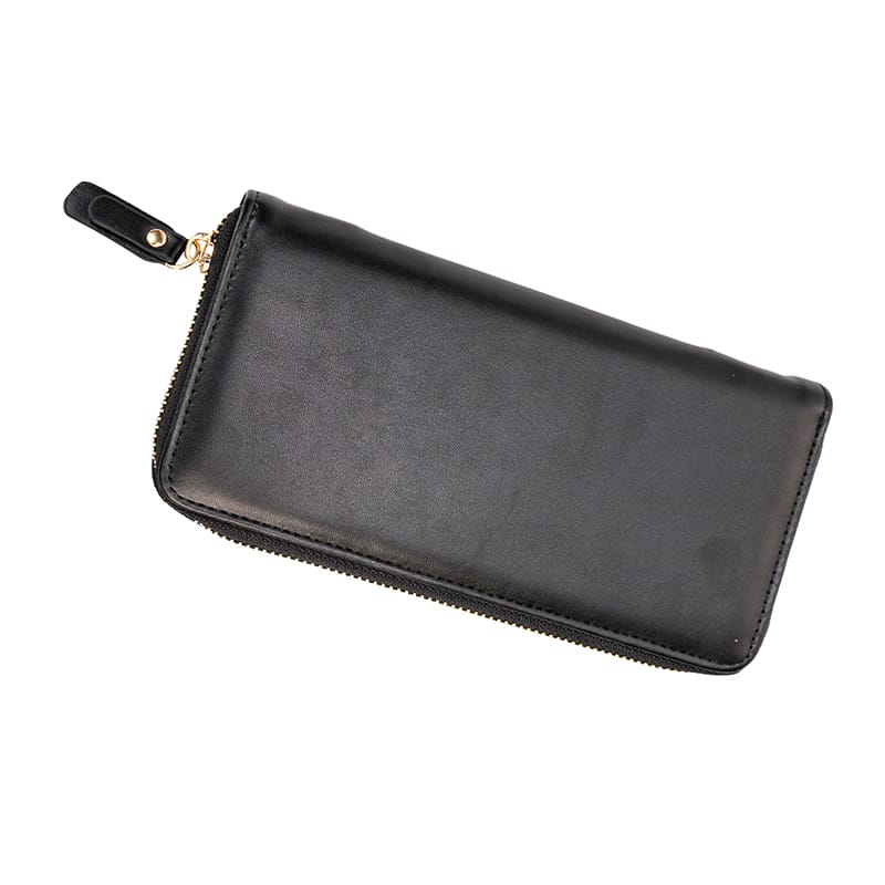 Picture of Long Zippered Wallet with Lace (Black)