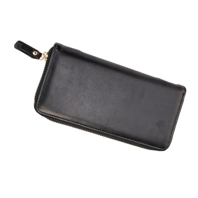 Picture of Long Zippered Wallet with Lace (Black)