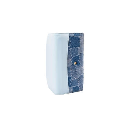 Picture of Long Denim Bifold Wallet (Light Blue)