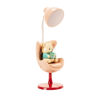 Picture of Studious Bear Desk Lamp (Pink)