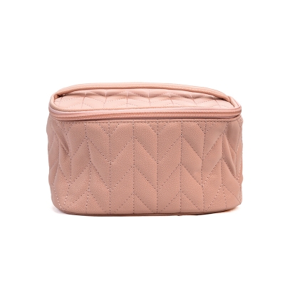Picture of Herringbone Cosmetic Case-Pink
