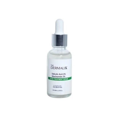 Picture of The Dermalix Salicylic Acid 2% + Niacinamide 2% Acne Treatment Serum 30ml