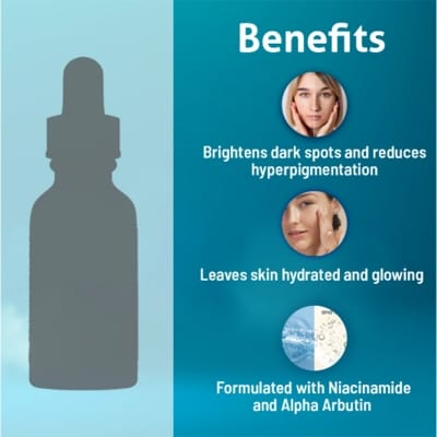 Picture of The Dermalix Niacinamide 4% + Alpha Arbutin 2% Brightening Serum 30ml