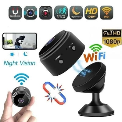 Picture of A9 Mini Camera Full HD 1080P IR Night Vision DVR Wireless P2P Wifi Micro Camera