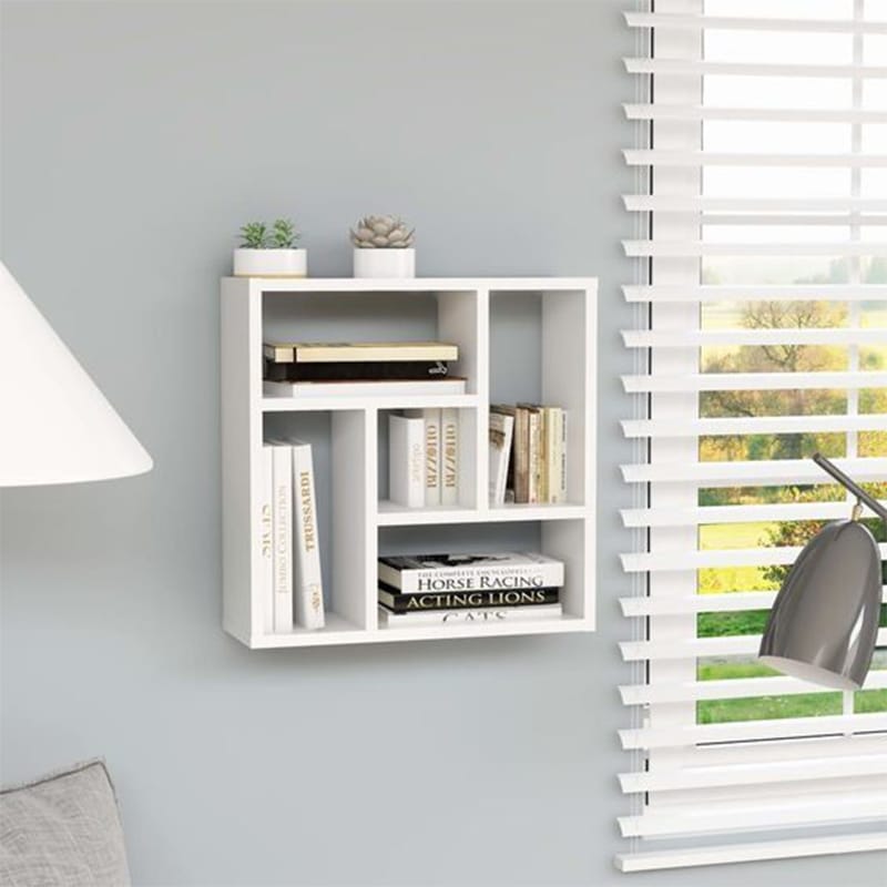 Picture of Modern Wall Decor Shelf – 2 × 2 Feet-White