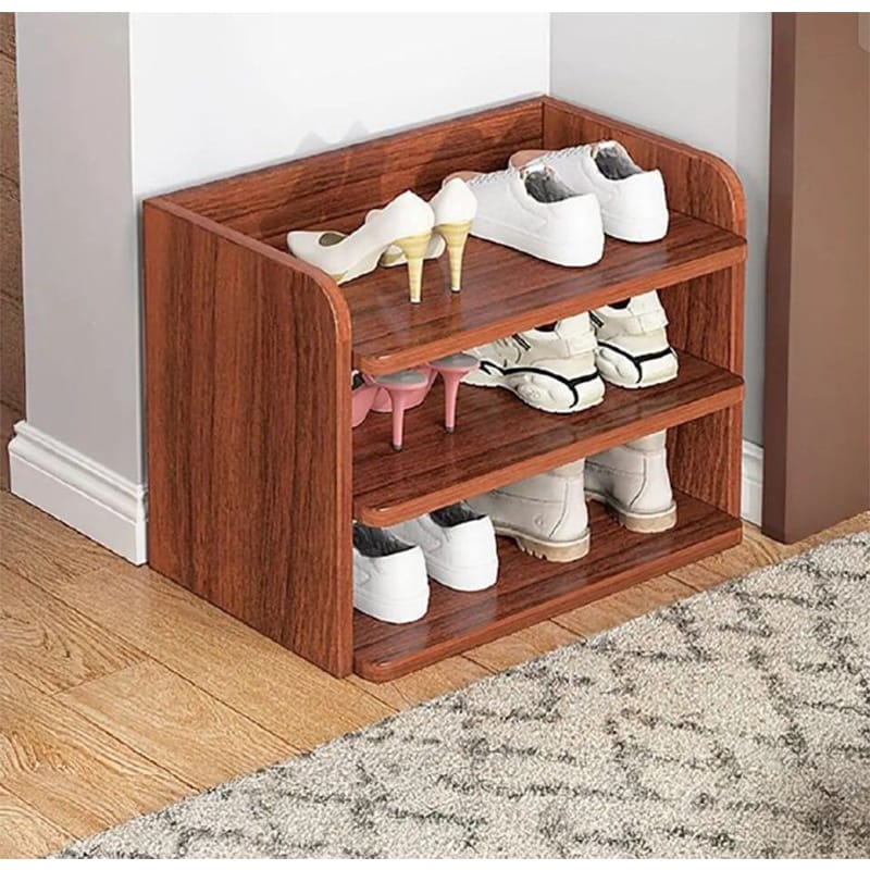 Picture of 3-Tier Wooden Shoe Rack – 18 × 16 Inches