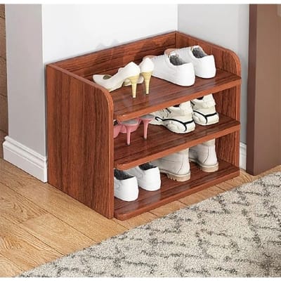 Picture of 3-Tier Wooden Shoe Rack – 18 × 16 Inches