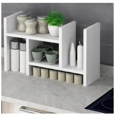 Picture of Modern Kitchen Counter Organizer – 22 × 18 × 6 Inches-White