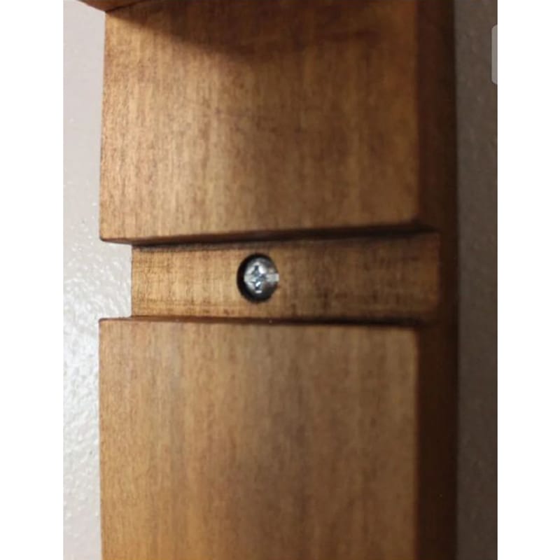 Picture of Modern Wooden Wall Shelf – 26 × 16 × 5.5 Inches-Brown