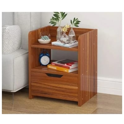 Picture of Modern Wooden Bedside Table with Drawer