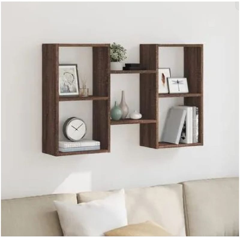 Picture of Modern Wall-Mounted Wooden Shelf