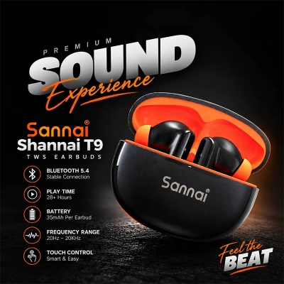 Picture of Sannai T9 TWS-Black