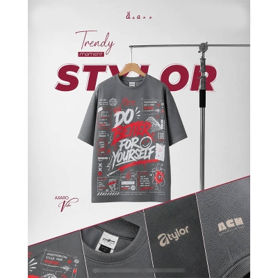 Picture of Do Better Drop Shoulder-Clothing Size-44, Ash