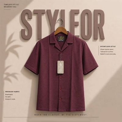 Picture of Coffee Half Shirt-Clothing Size-40, Coffee Makes Stonger