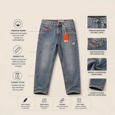 Picture of Denim Pant-Clothing Size-28,Ash