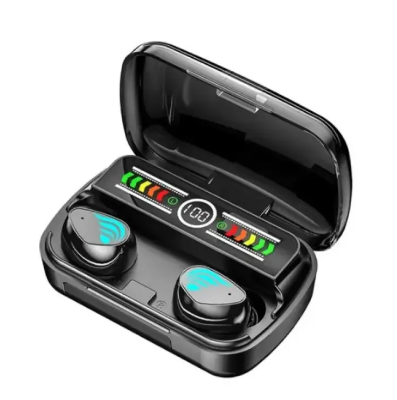 Picture of M27 TWS Wireless Bluetooth5.3 Earbuds 9D Stereo Touch Control Handfree Bluetooth Earphone Waterproof Sport Headphones ENC Noise Reduction Headset with Charging Case - Bluetooth Headphone-Black