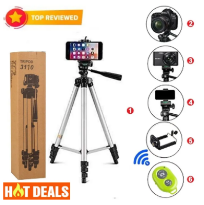 Picture of Multi Level Tripod For Camera & Phones - Silver