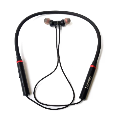 Picture of Lenovo HE05X ( he05x কালো বাক্স) Bluetooth 5.0 Wireless Earphones Magnetic Neckband Bluetooth Headphone Waterproof Stereo Headset-Black