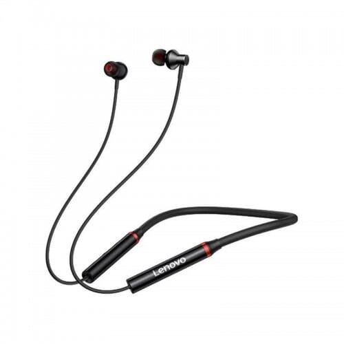 Picture of Lenovo HE05X ( he05x কালো বাক্স) Bluetooth 5.0 Wireless Earphones Magnetic Neckband Bluetooth Headphone Waterproof Stereo Headset-Black