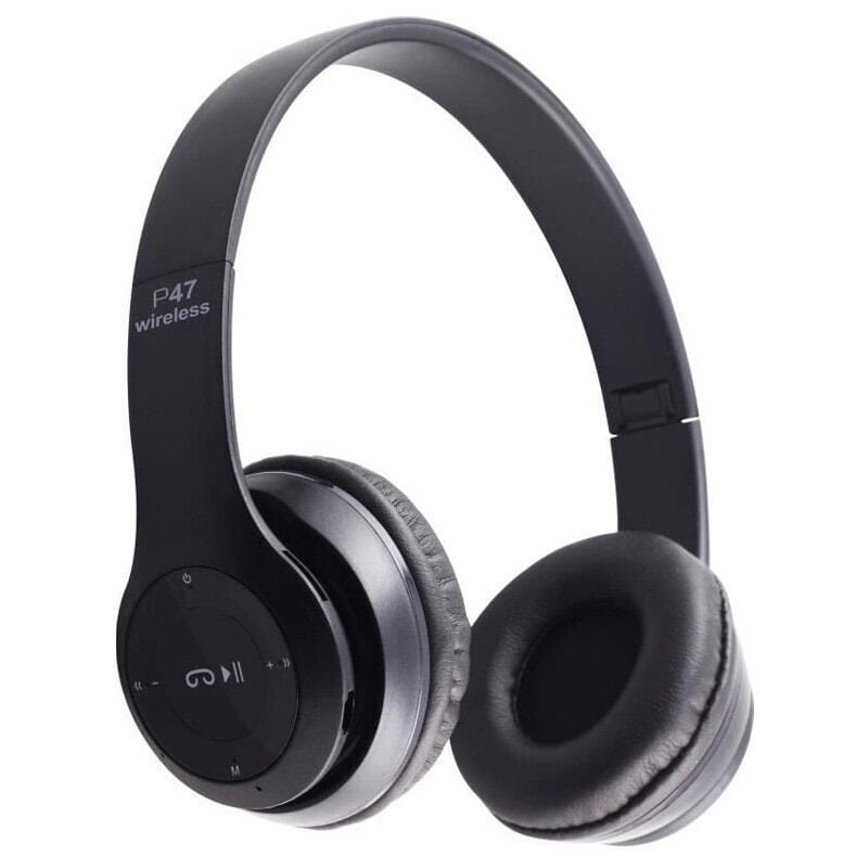 Picture of P47 Stereo Head Mounted Bluetooth Headphones Multifunctional Headset Wireless Phone Speakerphone-Multicolor