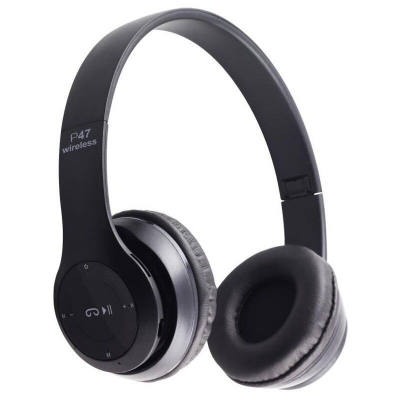 Picture of P47 Stereo Head Mounted Bluetooth Headphones Multifunctional Headset Wireless Phone Speakerphone-Multicolor