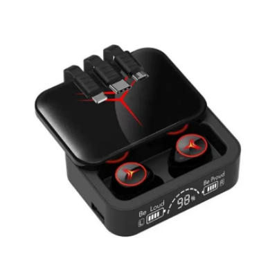 Picture of New TWS V5.3 M88 Plus TWS True Wireless Stereo Mic Gamer Headset LED Display 2000Mah Power Bank Headphones Earphones Gaming Earbuds-Black