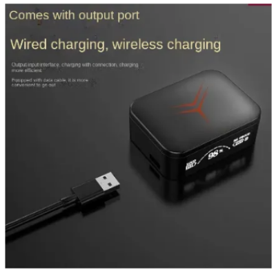 Picture of New TWS V5.3 M88 Plus TWS True Wireless Stereo Mic Gamer Headset LED Display 2000Mah Power Bank Headphones Earphones Gaming Earbuds-Black