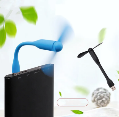 Picture of USB Fan Flexible Portable Mini Fan for Power Bank and Laptop Smartphone Handheld Cooling Fan-Multicolor