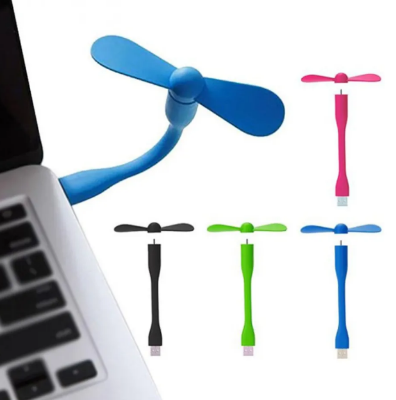 Picture of USB Fan Flexible Portable Mini Fan for Power Bank and Laptop Smartphone Handheld Cooling Fan-Multicolor