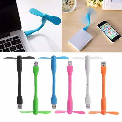 Picture of USB Fan Flexible Portable Mini Fan for Power Bank and Laptop Smartphone Handheld Cooling Fan-Multicolor