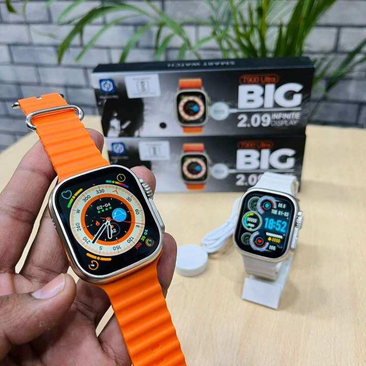 Picture of T900 Ultra Men Smart Watch 2.09" HD Screen Bluetooth Calling Pedometer Heart Rate Blood Pressure Sleep Sports Watch