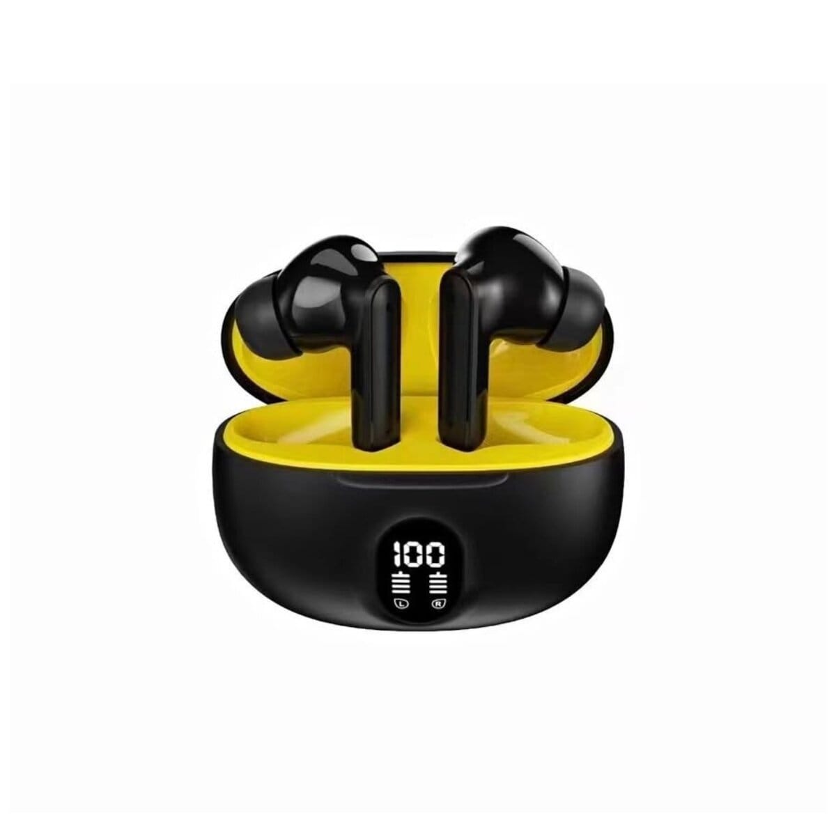 Picture of Airpods TWS 895B Bluetooth Earbuds Touch Control Stereo Bass Headphone LED Digital Display 5.4 Wireless Earphone-Black