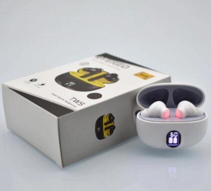 Picture of Airpods TWS 895B Bluetooth Earbuds Touch Control Stereo Bass Headphone LED Digital Display 5.4 Wireless Earphone-Black