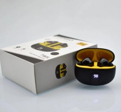 Picture of Airpods TWS 895B Bluetooth Earbuds Touch Control Stereo Bass Headphone LED Digital Display 5.4 Wireless Earphone-Black