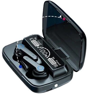 Picture of M19 Earbuds TWS Earphone Intelligent Touch Control Wireless Bluetooth 5.1 Headphones-Black