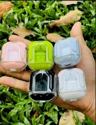 Picture of Ultrapods Max Wireless Earbuds 5.3 Transparent by Hedaya-Black