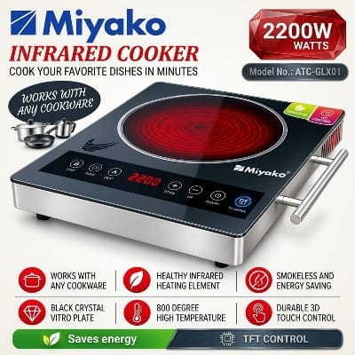 Picture of Miiyako Inverter Infrared Cooker (ATC-GLX01)