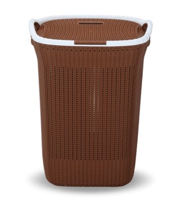 Picture of Caino Laundry Basket Oval Eagle Brown