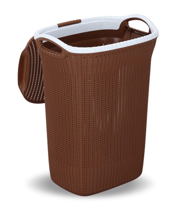 Picture of Caino Laundry Basket Oval Eagle Brown