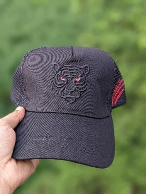 Picture of Tiger Head Embroidery High Quality Light Summer Cap