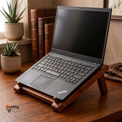 Picture of Adjustable Wooden Laptop Stand