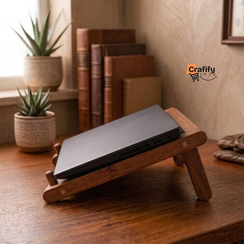 Picture of Adjustable Wooden Laptop Stand