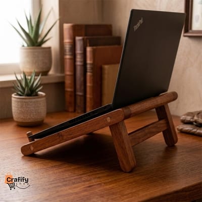 Picture of Adjustable Wooden Laptop Stand