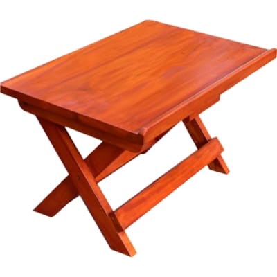 Picture of Wooden Cross Stand Portable Folding Table